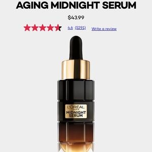 L’Oreal Age Perfect Cell Renewal Midnight Serum. Full sized product. 1 Fl Oz